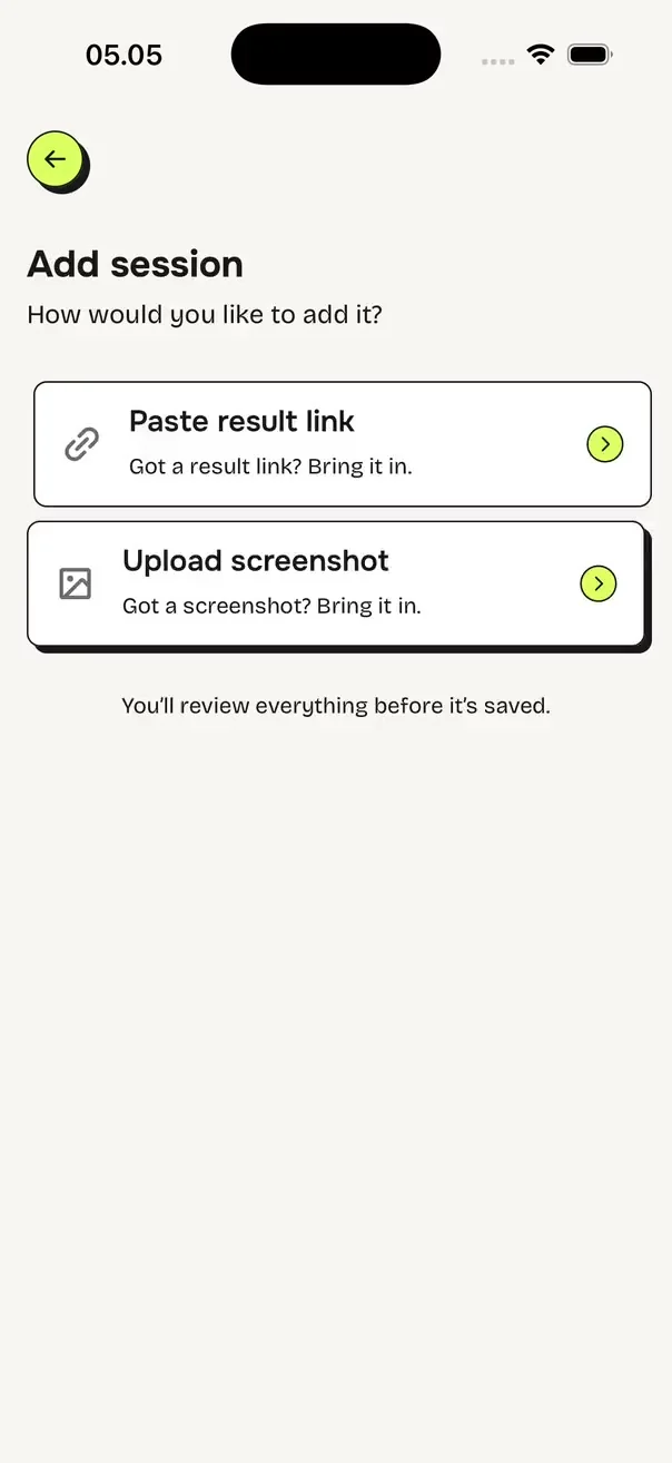 Add a session preview